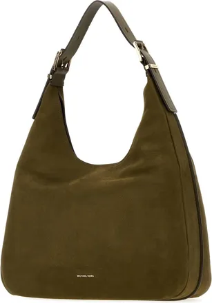 Michael Kors Womens Olive Green Nubuck Large Nolita Shopping Bag Loden Borse A Mano