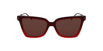 Ferragamo Red Butterfly Ladies Sunglasses SF2036S 615 56
