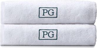 Pillow Guy Turkish Cotton And Bamboo Oversized Hand Towel, 2-Piece Set