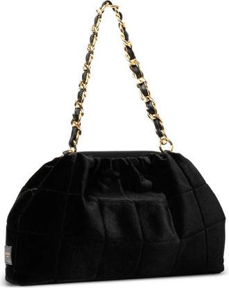 AVENUE 67 Borsa a spalla Puffy Chain - Nero
