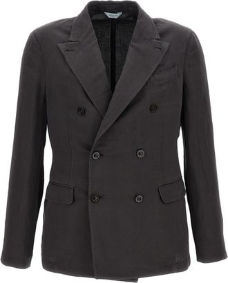 Boglioli Brown Dover Double-Breasted Cotton Jacket