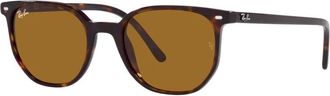 Ray-Ban Elliot Zonnebril in Havana/Bruin - unisex - Zonnebrillen - Bruin - 52 MM - Accessoires