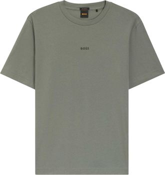 HUGO BOSS Heren Oversized T-Shirt (Grijs)