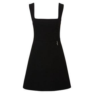 HUGO BOSS Hugo Dames/Dames Kasanka Mini Jurk met Metalen Logo (Zwart)