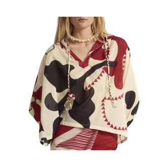 mare di latte Dames, Blouses & Shirts, Veelkleurig, Maat: 3XS Katoen