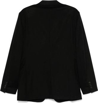 Canali Wool and Cashmere Blazer - Black