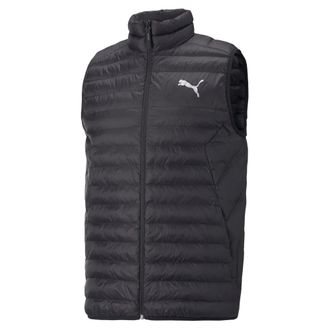 Puma Steppweste PUMA PACKLITE PRIMALOFT VEST, Herren, Gr. S, schwarz (puma schwarz), Taft, Obermaterial: 100% Nylon. Futter: 100% Nylon, unifarben, slim fi