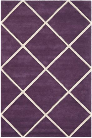 Safavieh Alfombra lana viola/bianco avorio 122 x 183 cm