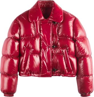 Fay quilted puffer jacket - women - Down/Fabric - L - Red