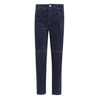 Brunello Cucinelli Heren, Broeken, Blauw, Maat: XL Katoen