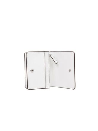 Michael Kors Womens Wallet Optic White Leather | Polyurethane Bags