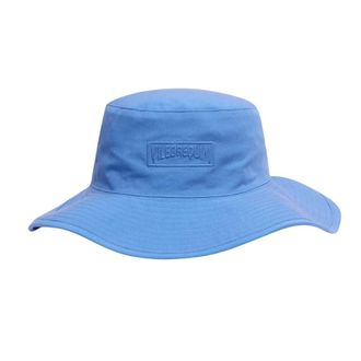 Vilebrequin Grote Bucket Hat Effen - unisex - Accessoires - Blauw - Maat: ONE Size Katoen