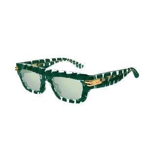 Bottega Veneta Sunglasses, unisex, Green, 50 MM, Authentic Stylish Glasses, Premium Quality