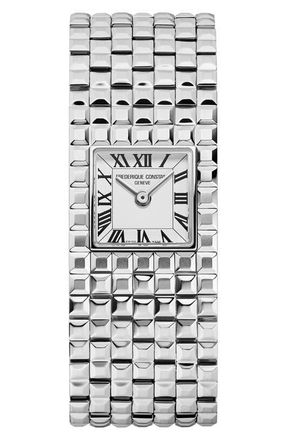 Frederique Constant Classics Manchette Bracelet Watch, 20mm x 25.7mm in Silver-Tone at Nordstrom