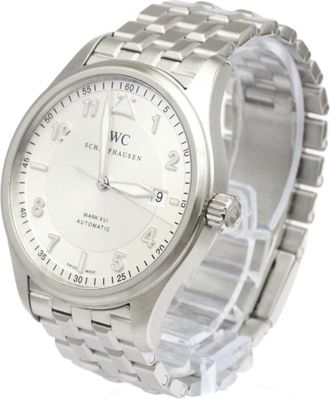 IWC Iwc Schaffhausen Pilot Mark Xvi Automatic Stainless Steel Watch (Pre-Owned)