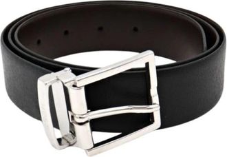 HUGO BOSS Giupi S Sr 35 Riem - Heren - Riemen - Zwart - 80 CM - Leer - Accessoires
