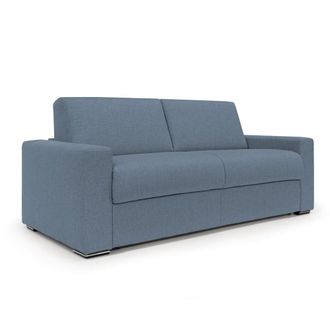 Divani.Store Sof&aacute; convertible con colch&oacute;n h20 cm 200 cm azul