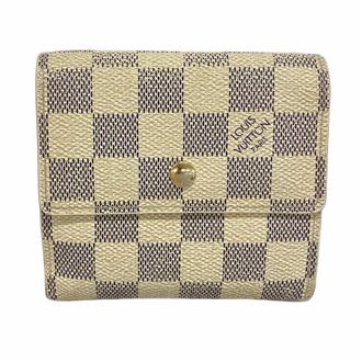 Louis Vuitton White Wallet (Tri-Fold) (Pre-Owned)