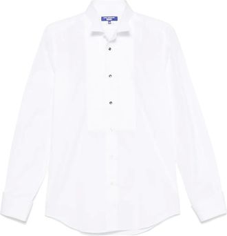 Junya Watanabe Camicia con colletto diplomatico con alette - Bianco