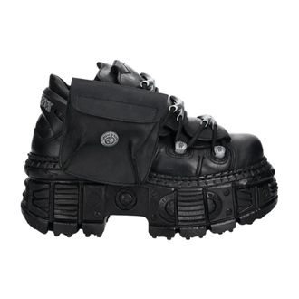 New Rock Stivale Tank - - Shoes - Donna - Nero - 36 EU