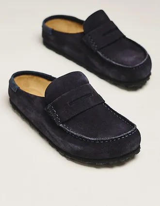 Birkenstock Naples Suede Clogs
