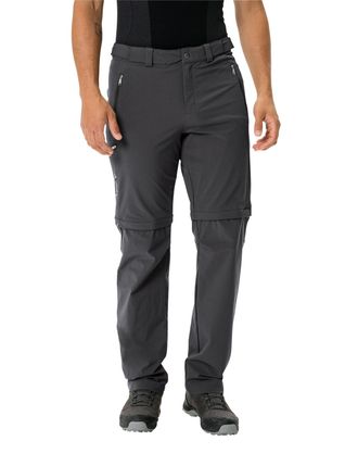 Vaude Outdoorhose VAUDE MENS FARLEY STRETCH T-ZIP PANTS III, Herren, Gr. 46, N-Gr, schwarz, Obermaterial: 89% Polyamid, 11% Elasthan, unifarben, Hosen Outdo