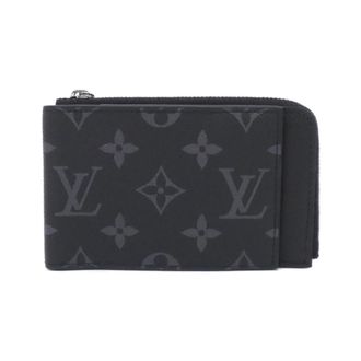 Louis Vuitton Monogram Eclipse Black Coated Canvas Wallet (Bi-Fold) (Pre-Owned)