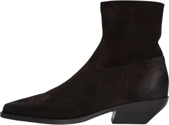 Elena Iachi Schoenen, Dames, Bruin, 39 EU, Su&egrave;de, Tronchetto Scamosciato Croc