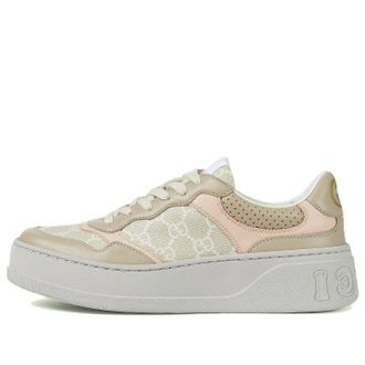 Gucci (WMNS) Gucci GG Sneaker Oatmeal Light Pink 700775-UPG90-9595