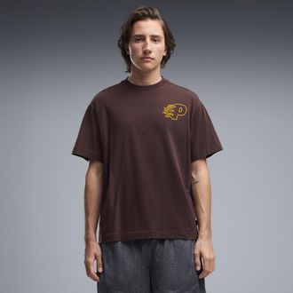 Puma T-shirt Oversize Art Class da uomo, Accessori, Marrone, 3XL
