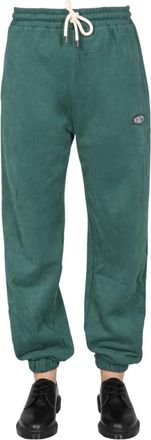 Mouty Biggie Katoenen Joggingbroek - Heren - Sweatpants - Groen - S - Katoen - Broeken