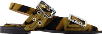 Ganni Ballerinas - Dames - Ballerinas - Groen - 37 EU - Schoenen