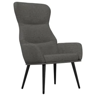 vidaXL Sedia Relax Grigio Scuro In Tessuto - Vidaxl
