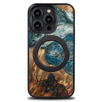 OEM Funda Bewood Unique Para Iphone 14 Pro - Planetas - Tierra Con Magsafe