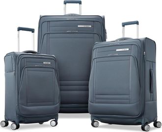 Samsonite UpLIFT 3-Piece Set (CO/MD/LG) Lightweight Softside Expandable Luggage in Elemental Blue at Nordstrom