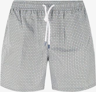 Fedeli Badeshorts mit Geo-Print Madeira