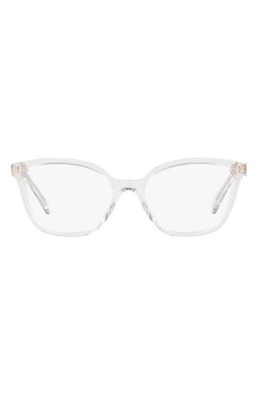 Prada 56mm Butterfly Optical Glasses in Crystal at Nordstrom