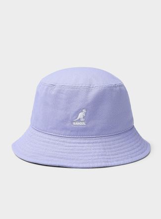 Kangol Womens Embroidered-logo colourful bucket hat
