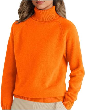 Generic Womens Oversized Hoodie Jumpers for Women UK Womens Sweaters Autumn Sweaters Womens Half Turtleneck Long Sleeve Jumper Warm Sweater Top Ladies Jumpers