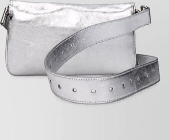 Balenciaga na leather clutch bag