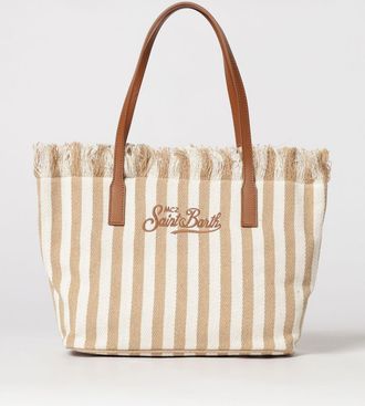 MC2 Saint Barth Borsa in cotone con logo ricamato