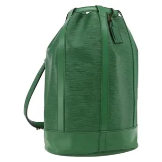 Louis Vuitton Pre-owned Bucket Bags, female, Green, Size: ONE SIZE Pre-owned Bucket Bag