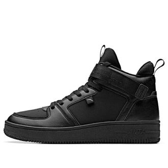 Anta High Top Skateboarding Shoes Black 91948061-2
