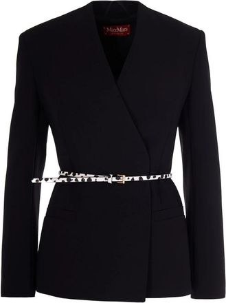 Max Mara Blazers - Dames - Blazers - Zwart - XL - Polyester - Jassen
