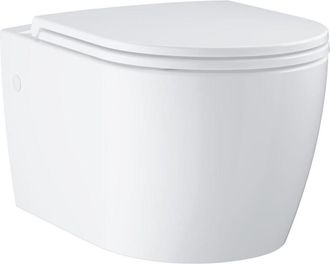 GROHE Start Round 36,8 X 54,3 Cm Inodoro Suspendido Con Asiento Softclose, Rimless, Blanco (g103848sh00)