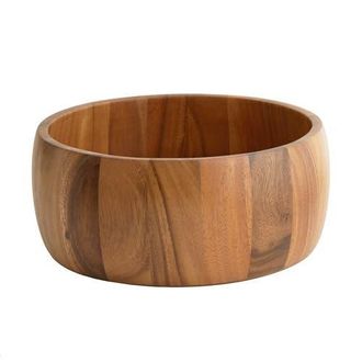 Frieling Acacia Wood Calabash Bowl, Large 5-Inch x 12-Inch Diameter in Brown at Nordstrom