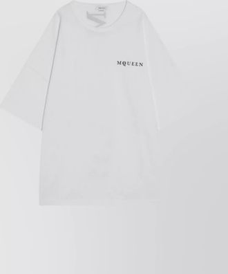 Alexander McQueen oversized cotton t-shirt