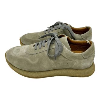 Officine Creative Sneakers, male, Green, Size: 10 US Legend Velour Sneaker, Sand
