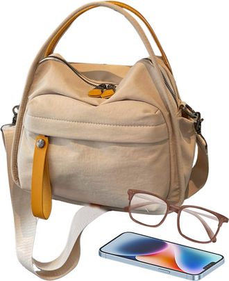 Generic Handbags for Women, Adjustable Tote - Trendy Travel Shoulder Bag | For Women Teenagers School Travel Daily Shopping Office, khaki, Se r&eacute;f&eacute;rer &agrave; la des