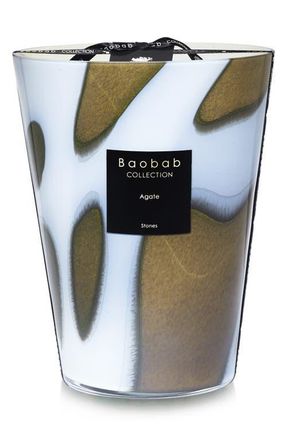 Baobab Stones Agate Multi Candle in Multi- Large at Nordstrom
